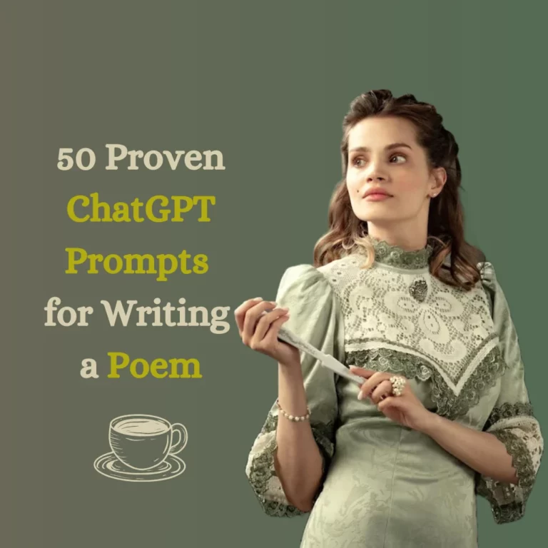 ChatGPT Prompts for Writing a Poem chatgpt prompts for writing a poem