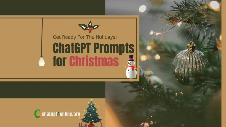 ChatGPT Prompts for Christmas 2024 ChatGPT prompts for Christmas
