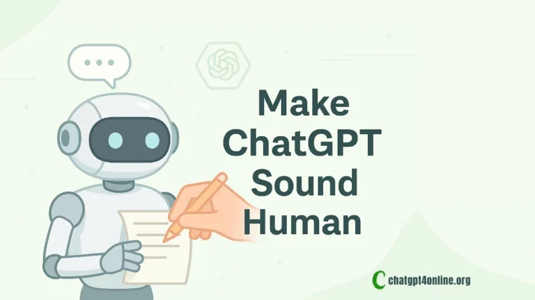 AI prompts to make ChatGPT sound Human
